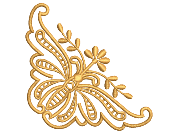 Butterfly Corner Border Design: A Charming Touch for Personalized Gifts
