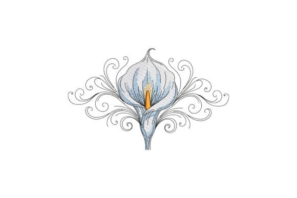 Calla Lily Flower Embroidery Design Review for Apparel Designers