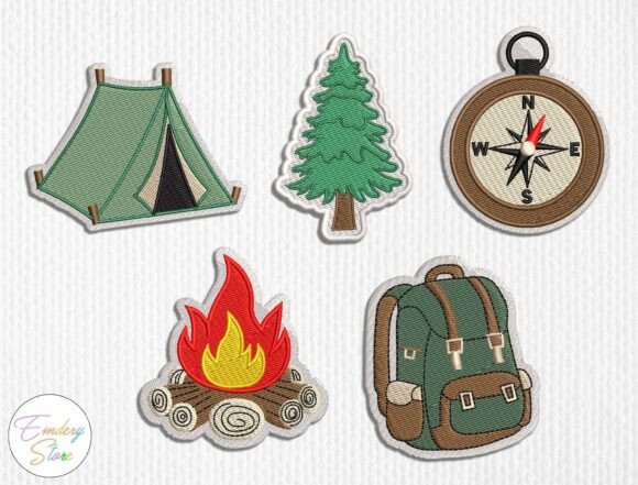 Camping Embroidered Patches Set Review for Seasonal Sellers