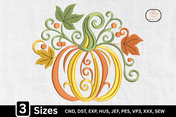 Craft Fair Ready: A Designer’s Review of the Autumn Harvest Pumpkin Embroidery Design
