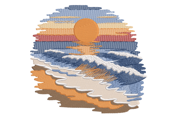 h1Sunset Waves – Beach Horizon: A Designer’s Review for Personalized Embroidery Gifts/h1