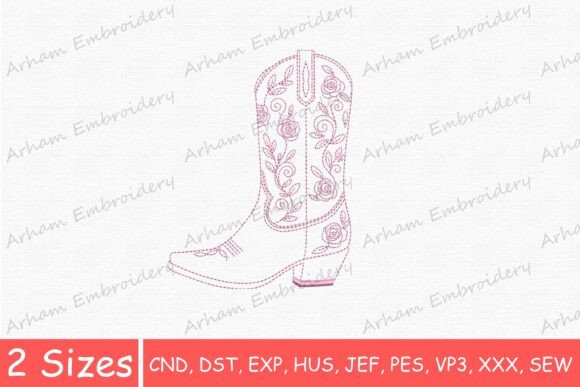 h1Western Floral Cowgirl Boot: A Designer’s Real-World Review for Embroidery Projects/h1