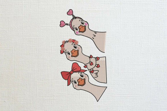 Sweetie Goose Trio: A Playful, Practical Embroidery Design for Story-Driven Projects